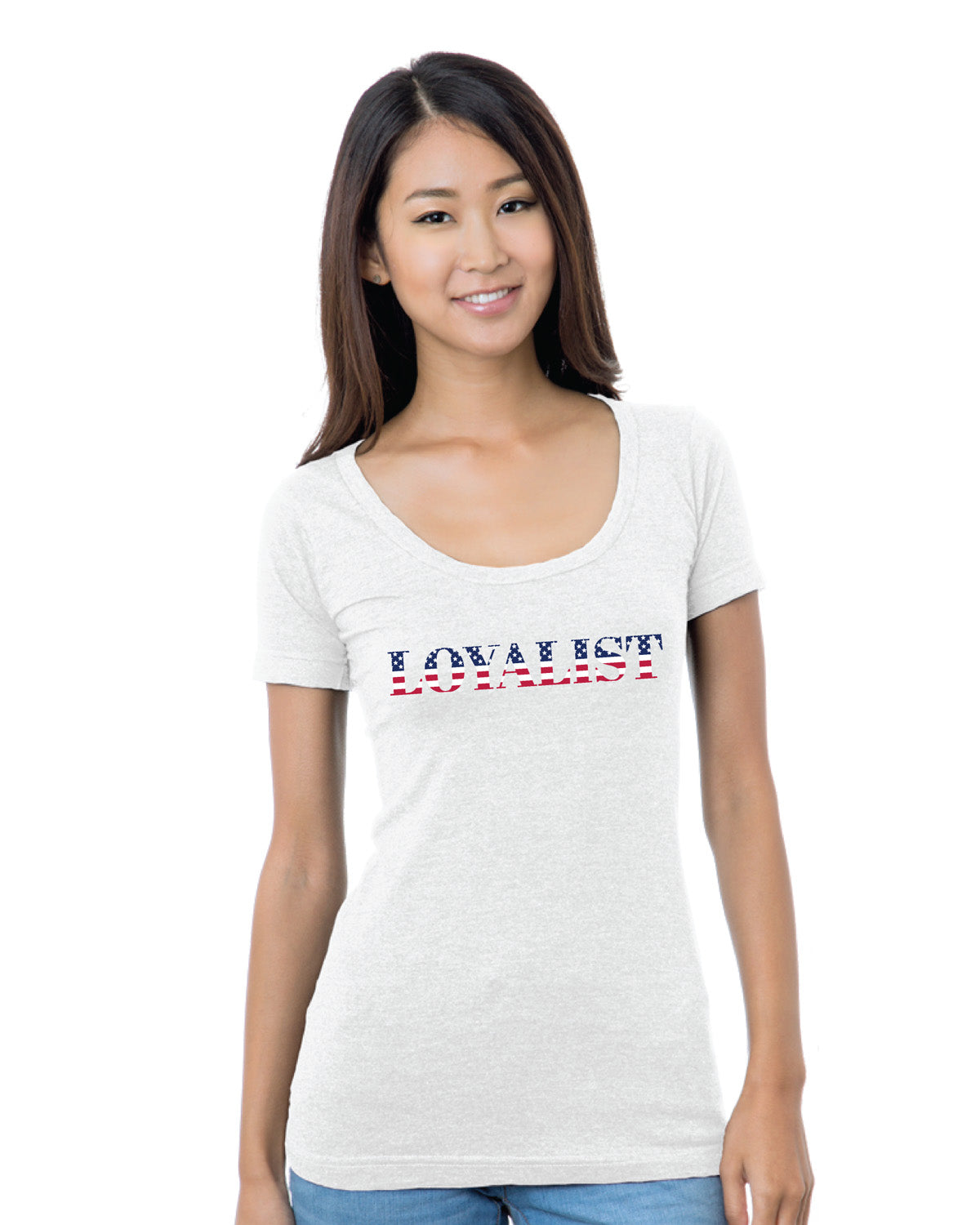 "Loyalist" Women's USA-Made Scoop Neck T-Shirt