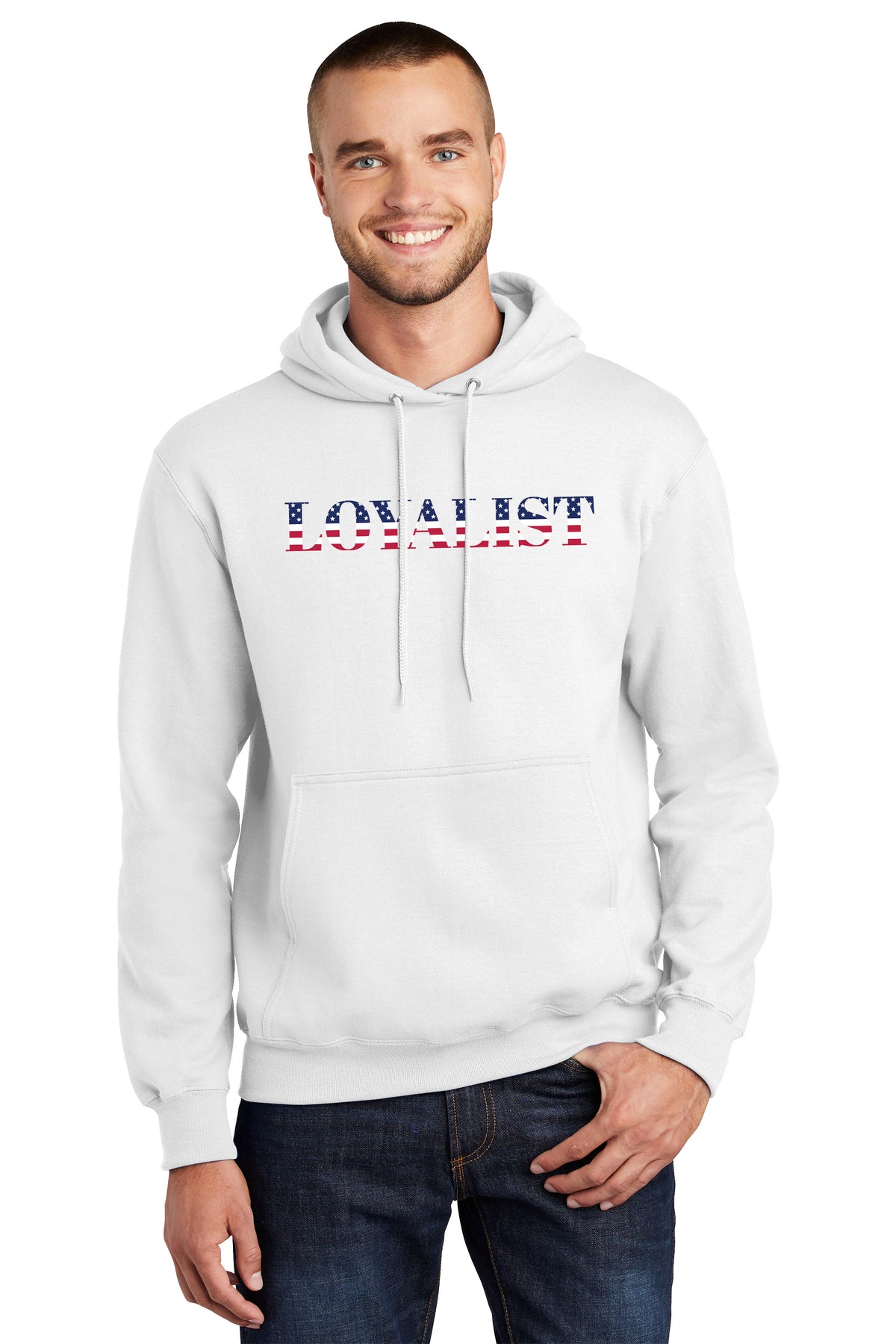 "Honor the Heroes" Men's Fleece Pullover Hooded Sweatshirt