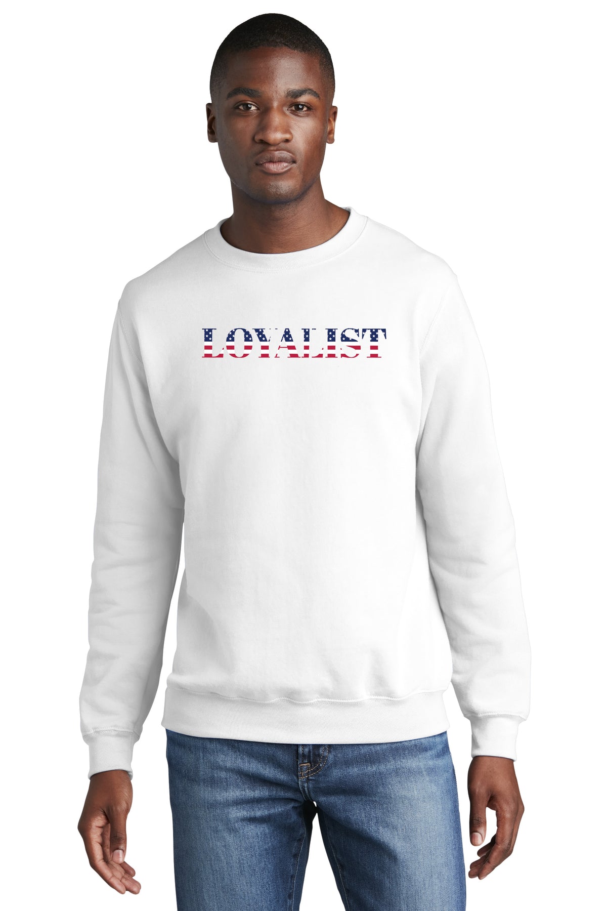 "Home of the Brave" Men's Fleece Crewneck Sweatshirt