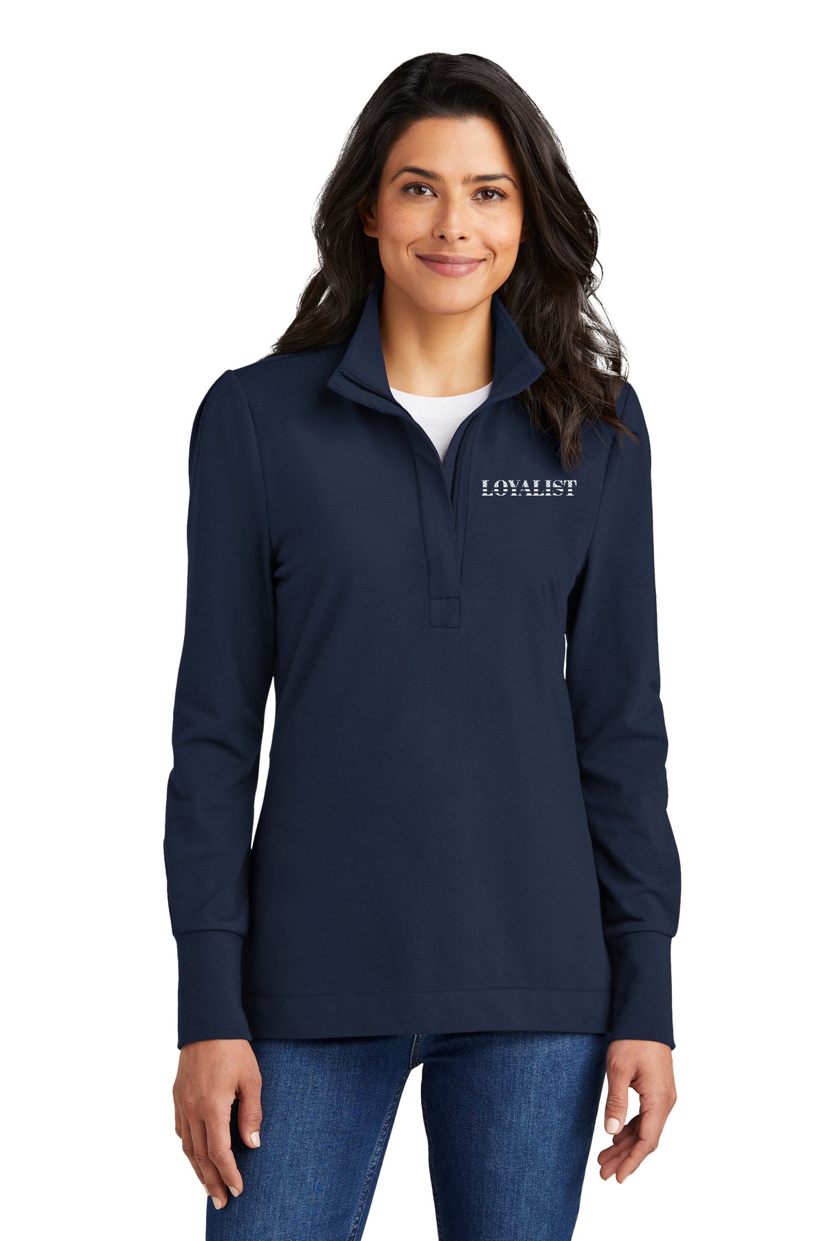 "Loyalist" Women's Fairway Stretch 1/4 Zip Sweater