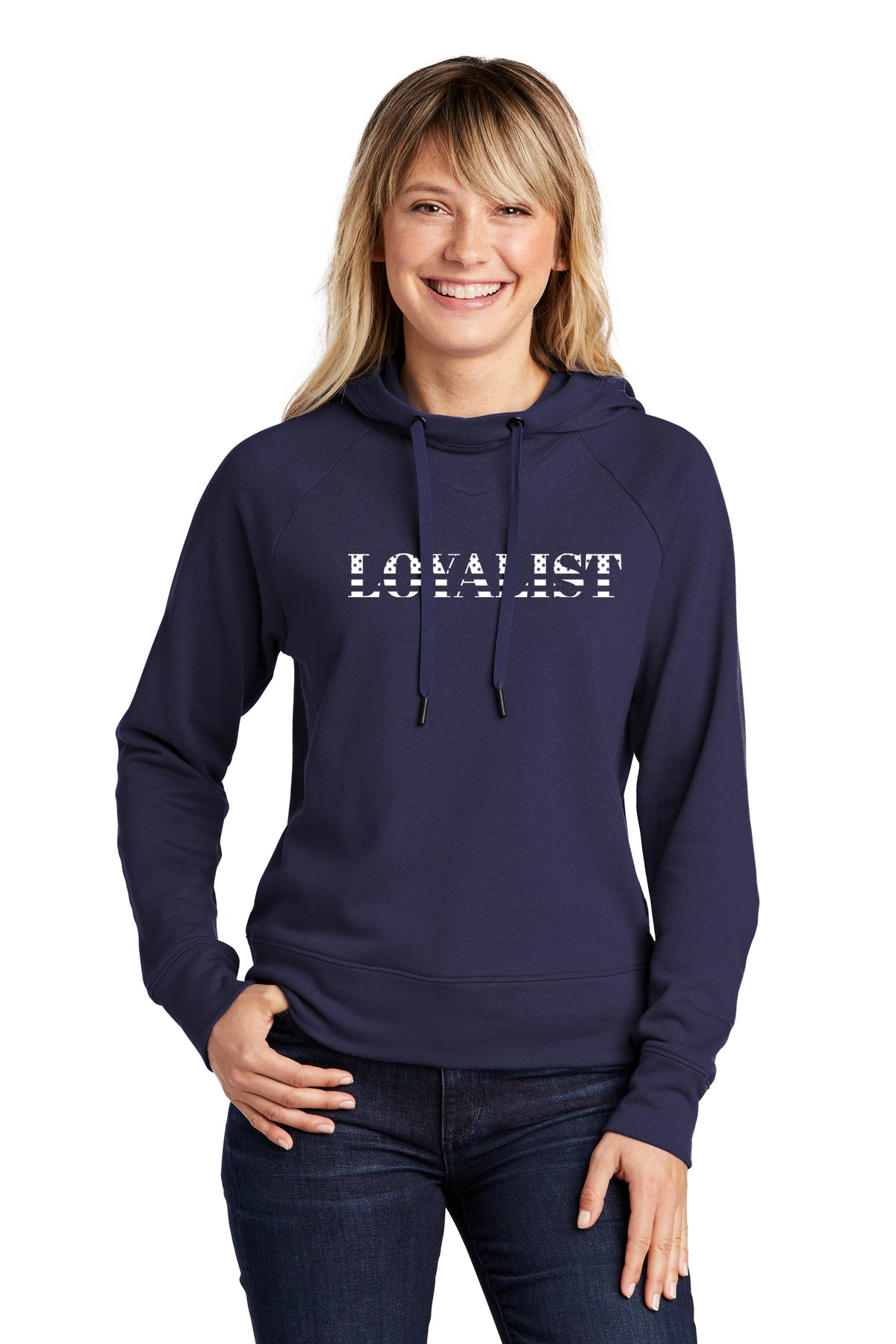 "Loyalist" Women's French Terry Pullover Hoodie